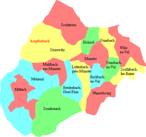 Carte canton