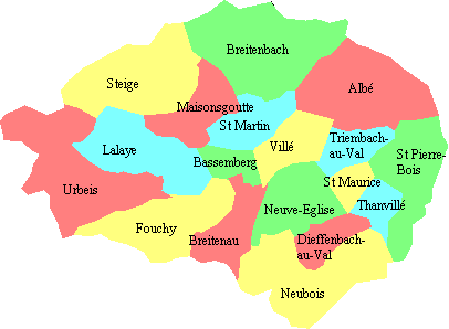 Carte canton