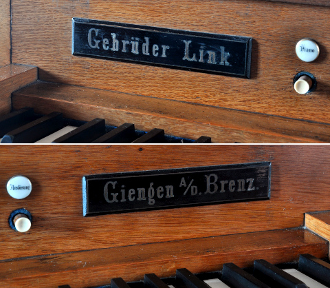 Les plaques d'adresse Link à Barembach.