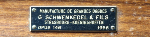 La plaque Schwenkedel au Bischenberg.