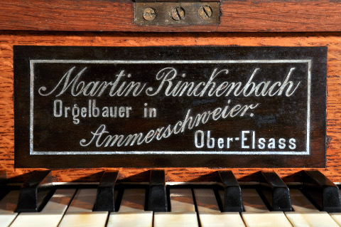 La plaque Martin Rinckenbach à Buschwiller.