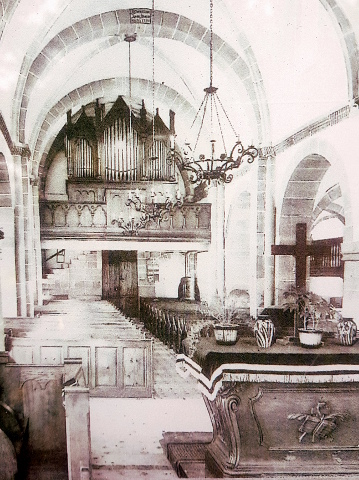 L'orgue Walcker sur une photo datant du début du 20ème.