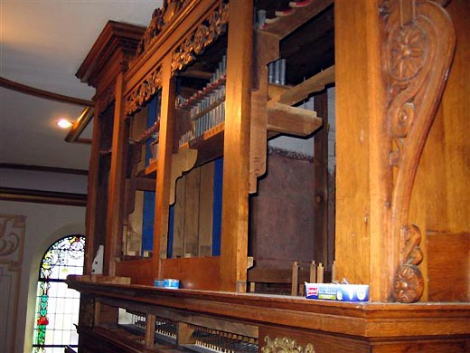 Orgue de Forstheim en travaux