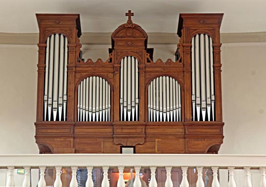 L'orgue Stiehr de Krautergersheim le 04/04/2015.