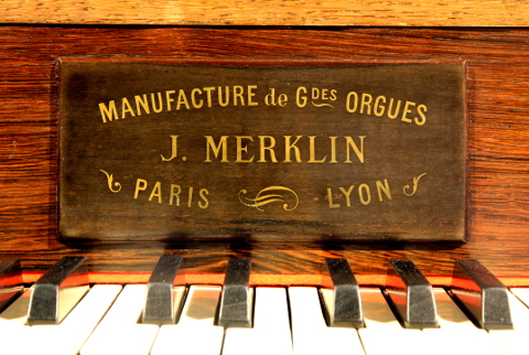 La plaque d'adresse de Merklin à Obernai.