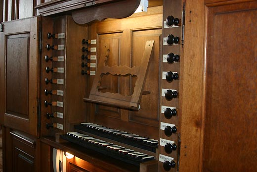 La console en fenêtre.