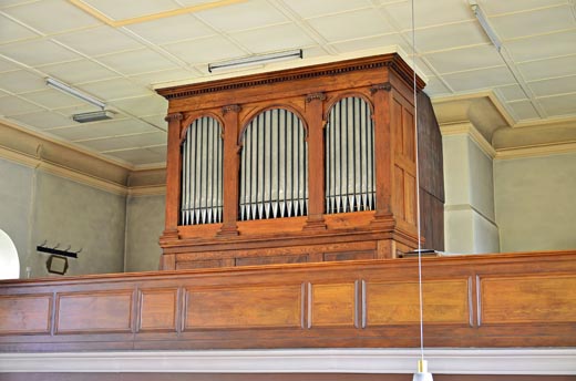 L'orgue Stiehr d'Obenheim.Toutes les photos de la
        page sont de Roland Lopes, 15/03/2015.