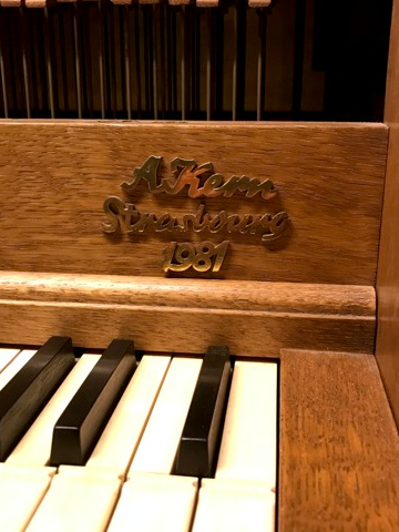 La plaque Kern à la Cathédrale de Strasbourg.
Photo de Frédéric Moser, 2023.