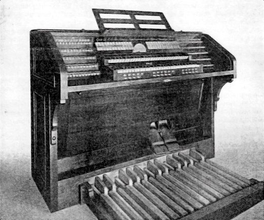 La console de 1907, avec ses 5 combinaisons libres.