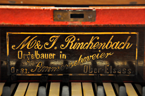La plaque d'adresse de la maison d'Ammerschwihr.